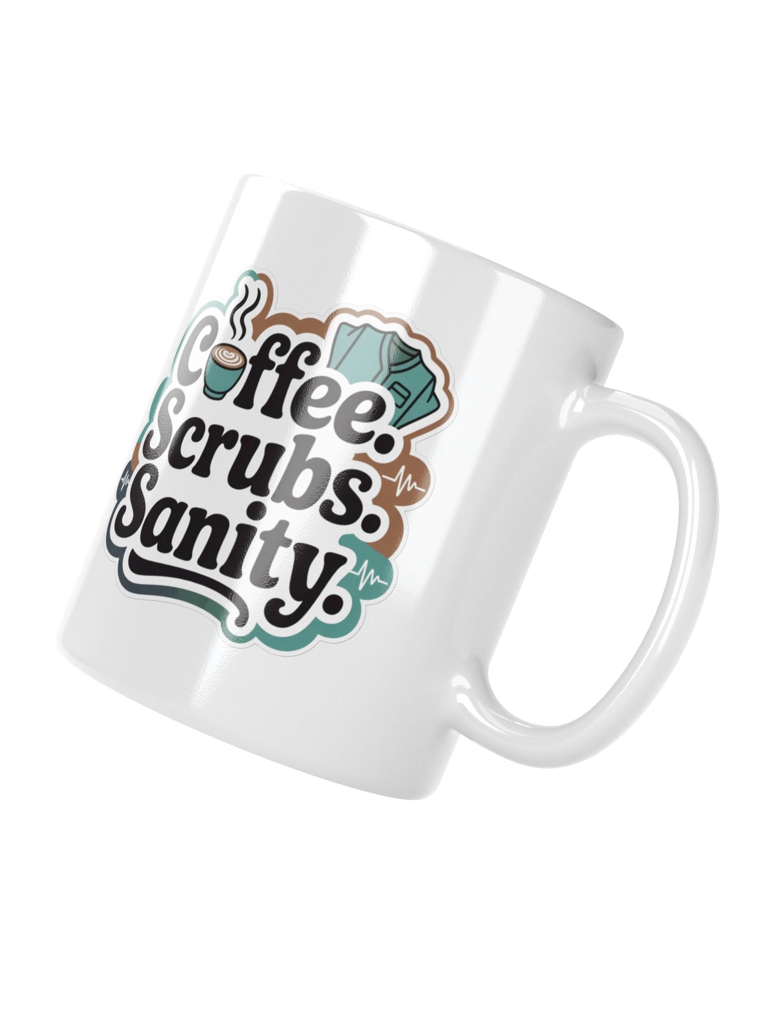 Coffee Scrubs Sanity Mug – Funny Gift for Nurses & Doctors product image (12)