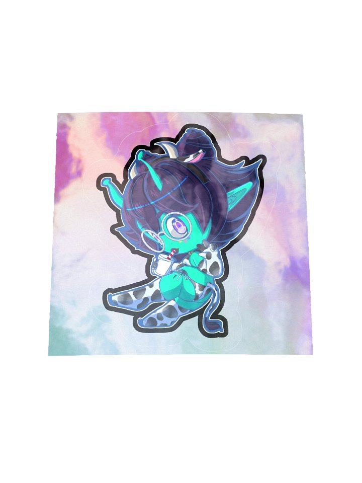 Got Milk Chibi Kiss-Cut Holographic Sticker Classic Milk Edition product image (1)