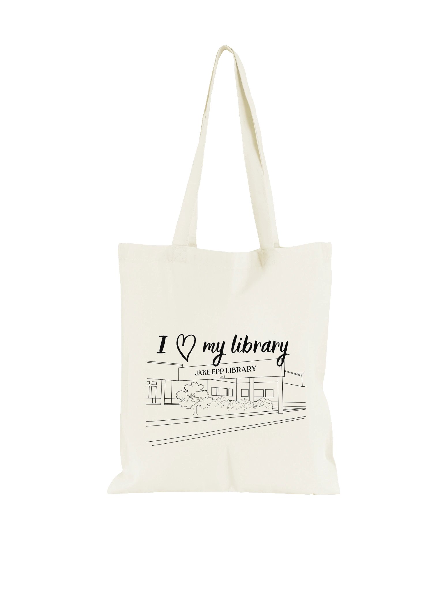 I Heart My Library Tote Bag product image (1)