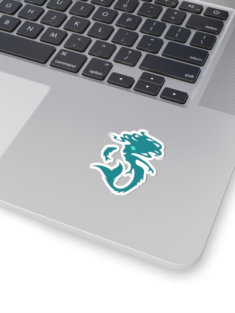 Sticker 2: The Underwater Dance: Mermaid Sea-Teal Decal product image (2)