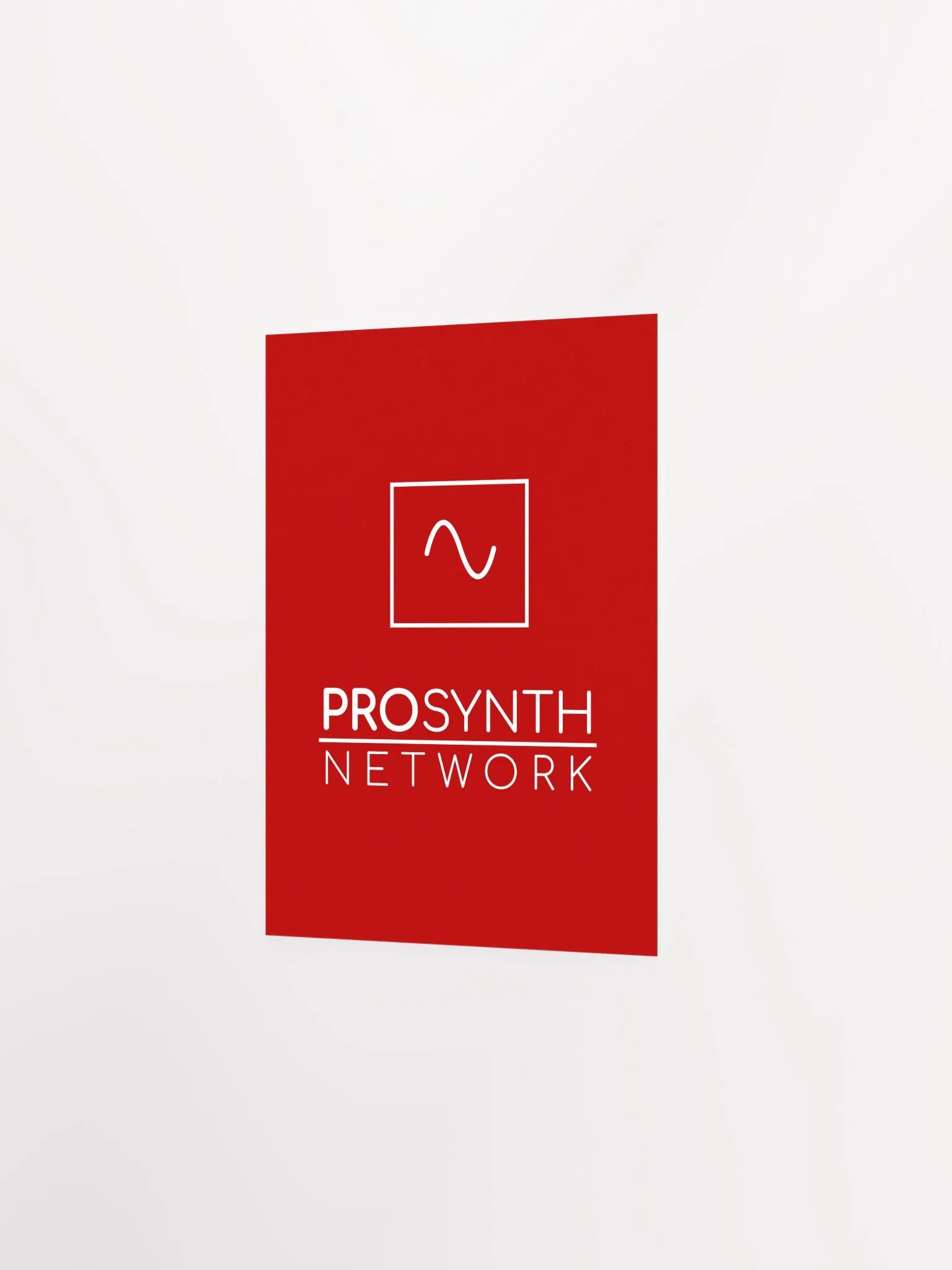 Pro Synth Network Poster (Red) product image (17)