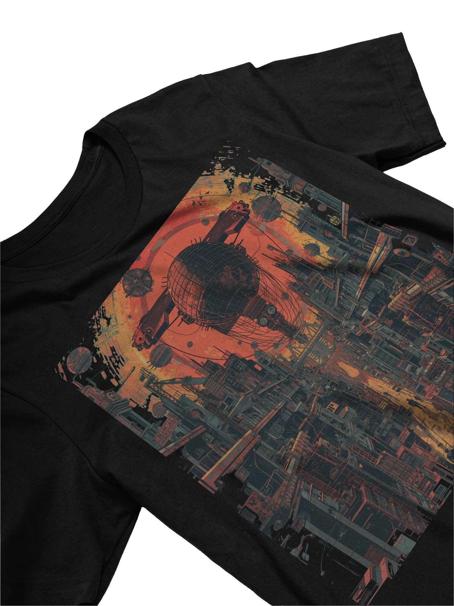 Dystopian Skyline Lightweight T-Shirt product image (2)