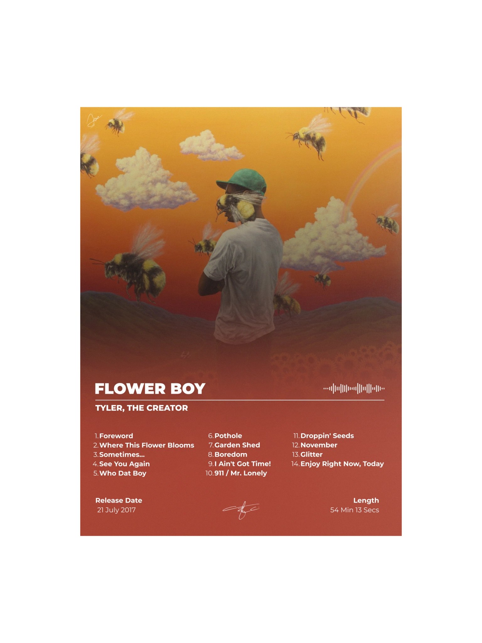 Flower Boy Album Cover Poster product image (1)