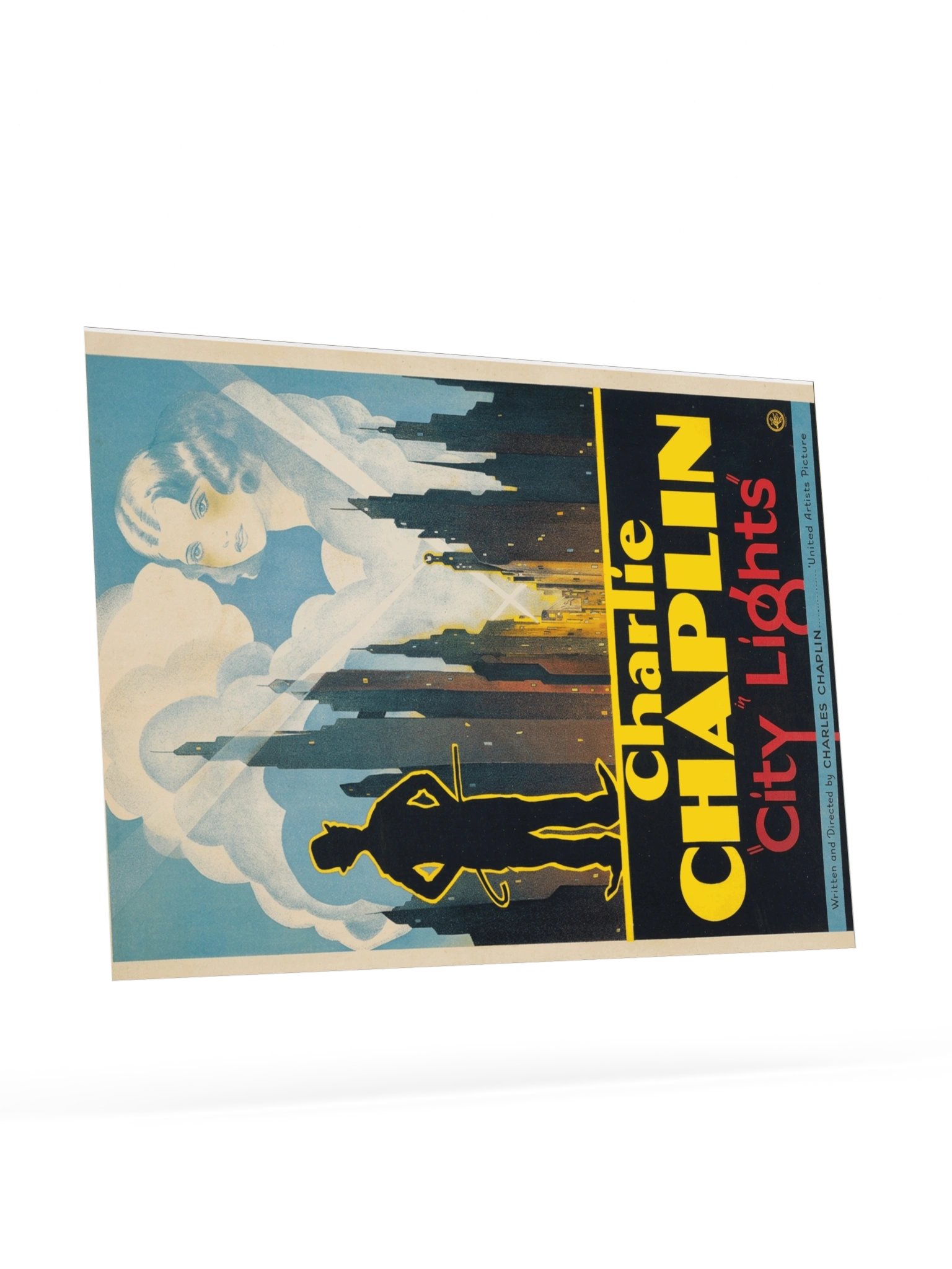 City Lights (1931) – Charlie Chaplin Vintage Movie Poster product image (17)