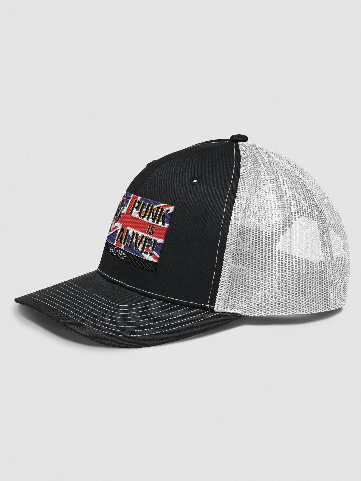 “Punk is Alive!” – Richardson Trucker Hat by O.G. Skater® product image (4)