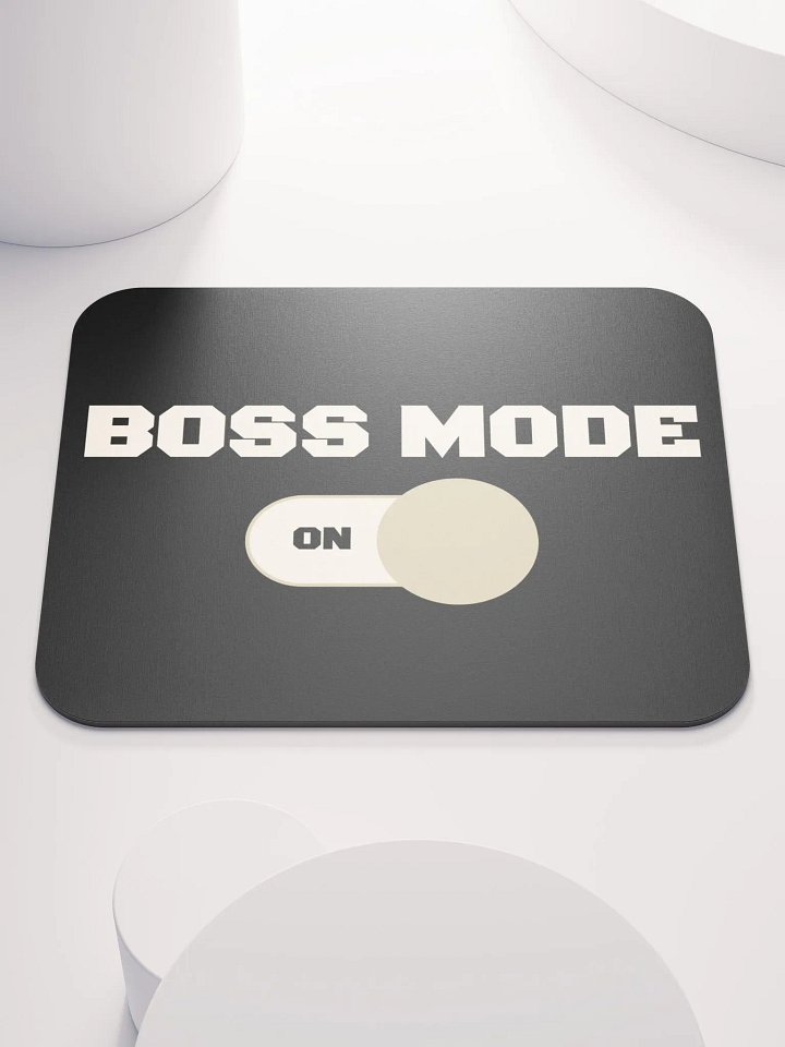 Boss Mode Mouse Pad - Black product image (1)