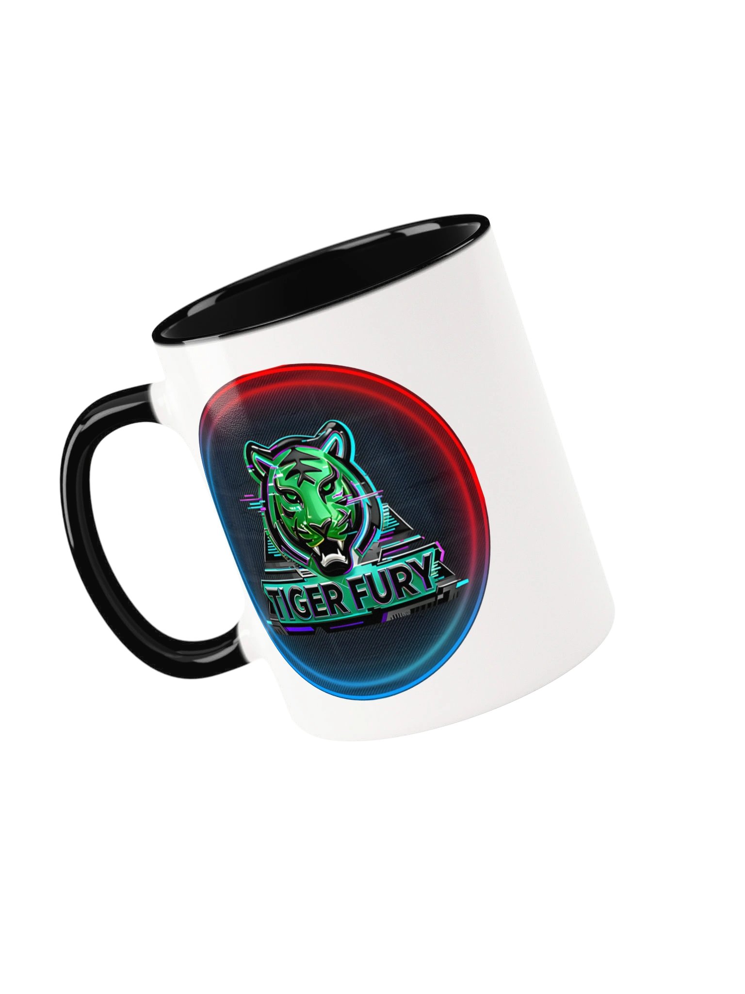 Tiger Fury Neon Logo Coloured Mug product image (48)