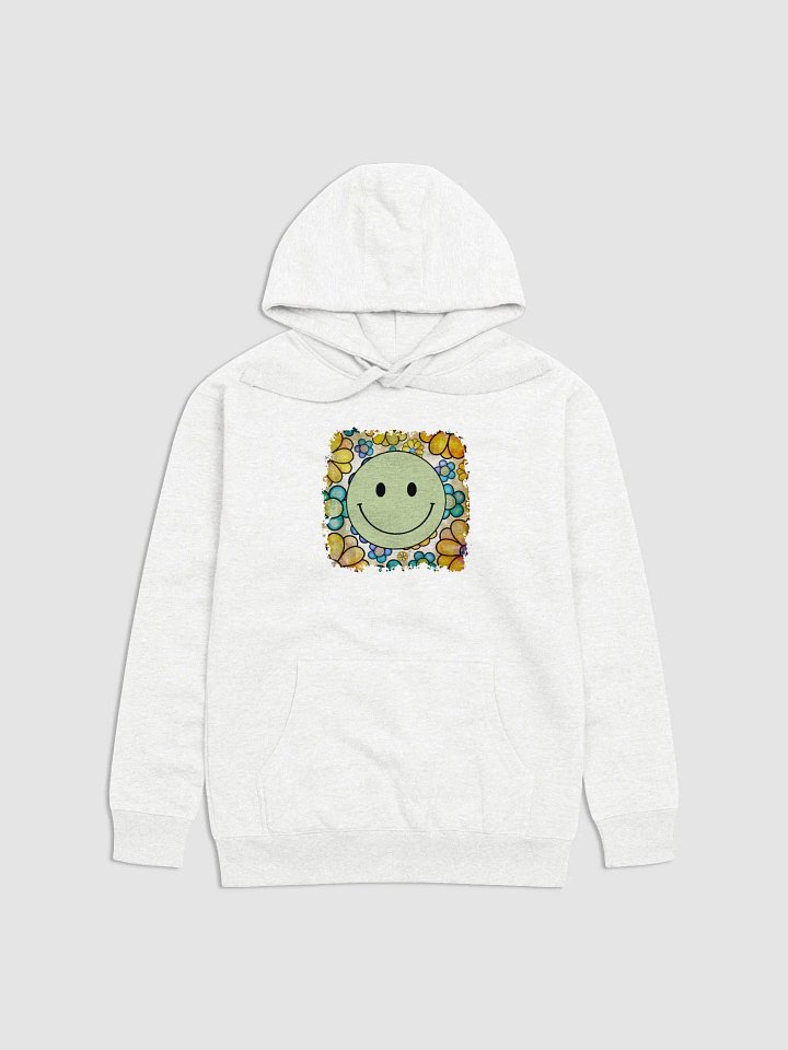 Green Smiley Face Hoodie product image (2)