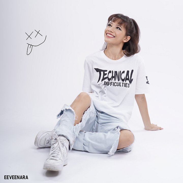 TECHNICAL DIFFICULTIES TEE - [WHITE] product image (2)