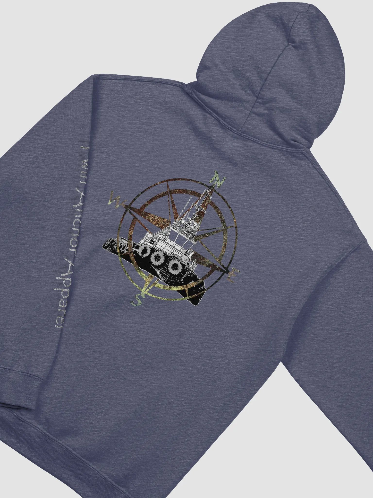 Compass Rose & Tug Marshall Foss – Maritime Heritage | Twin Anchor Apparel AB Watch Line product image (1)