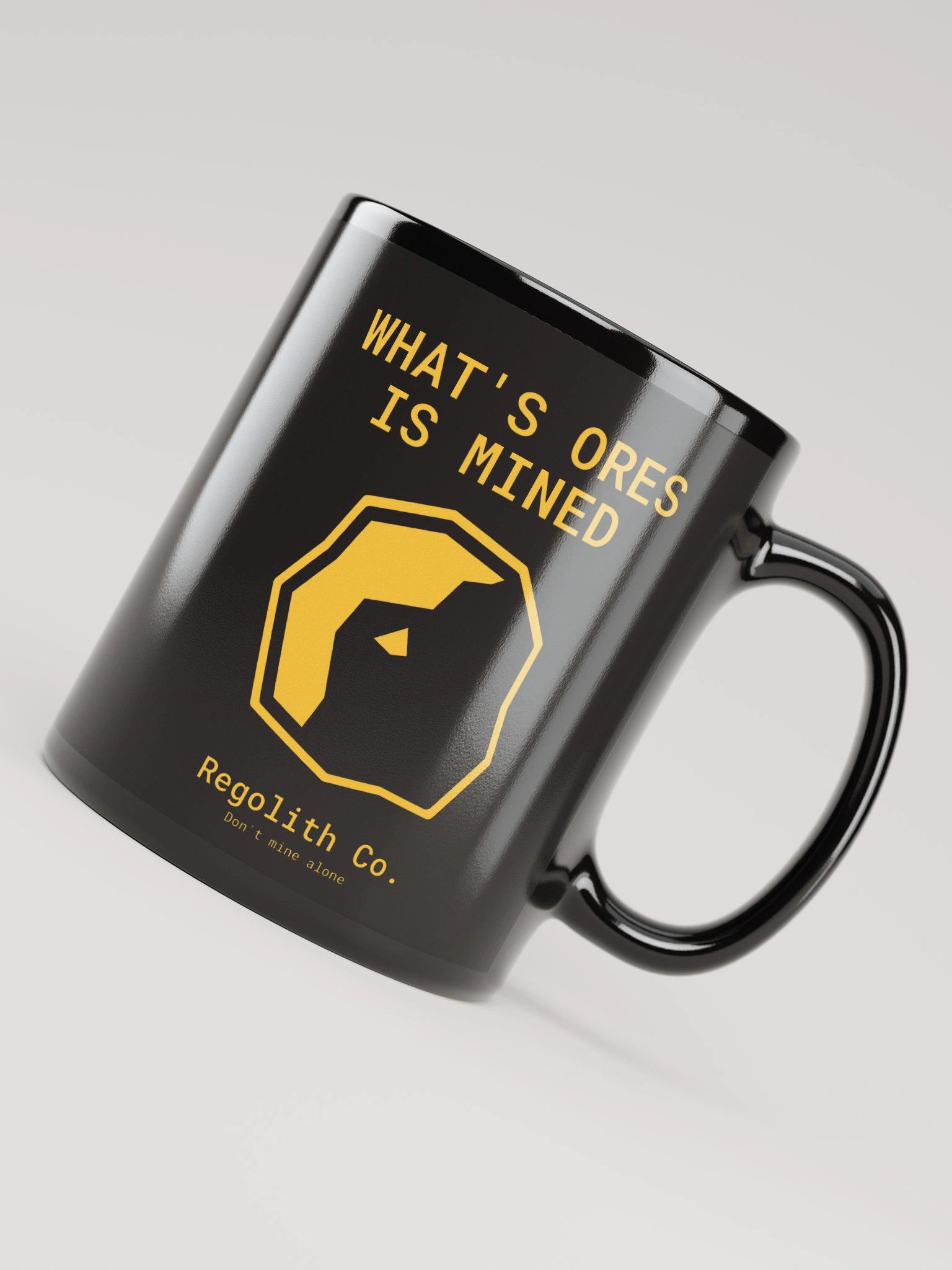 What's Ores is Mined Black Mug product image (8)