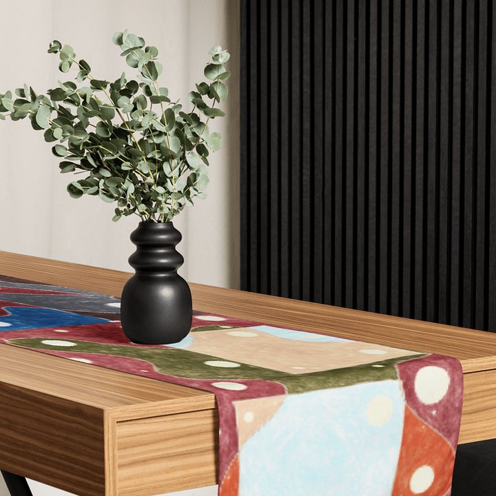 Cartoon University table runner product image (1)