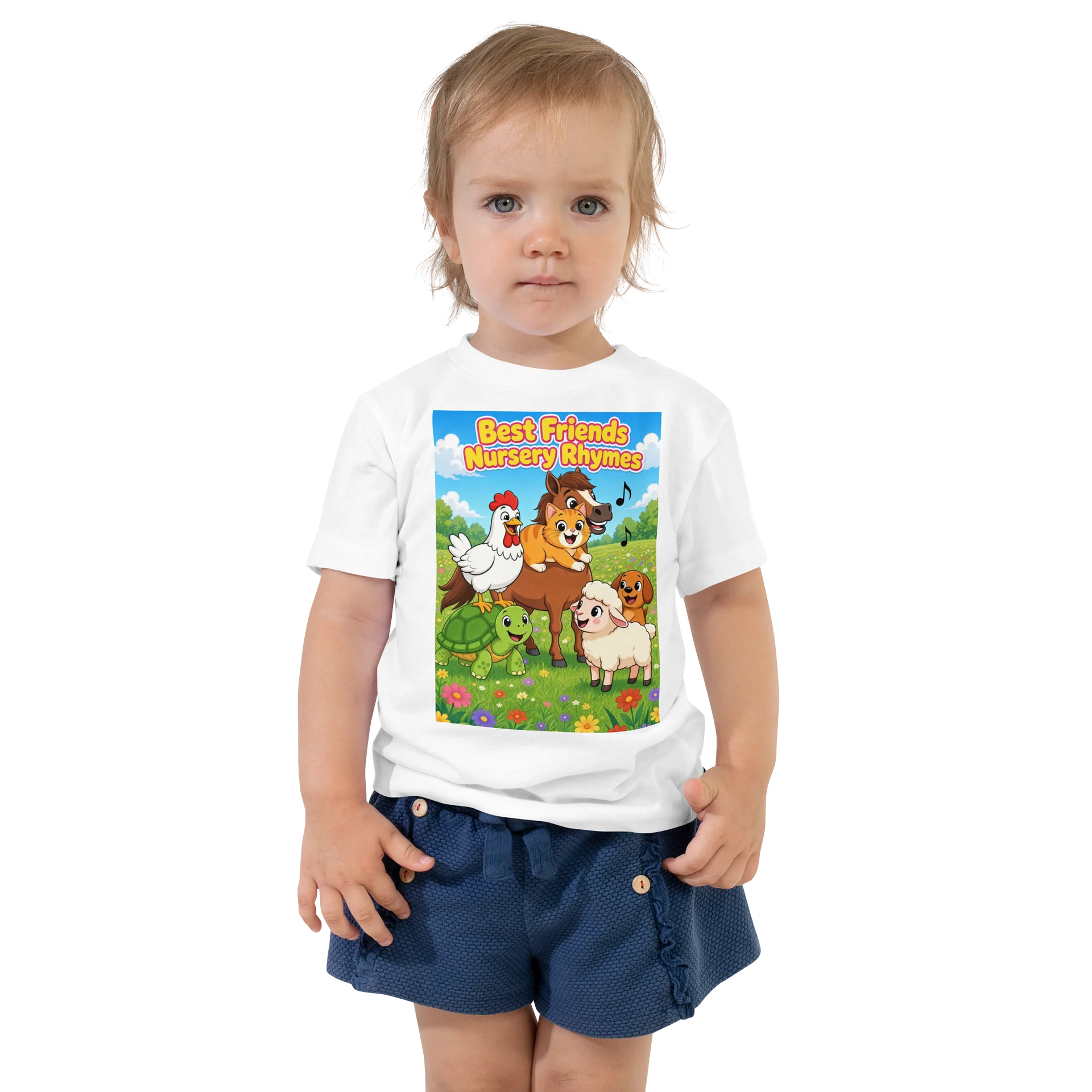 Cute Farm Animal Friends Kids T-shirt product image (1)