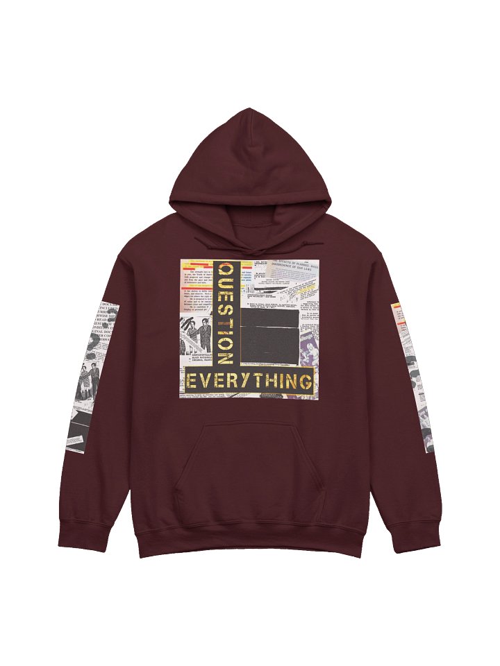 QUESTION EVERYTHING - HOODIE (FULL + SLEEVES) product image (3)