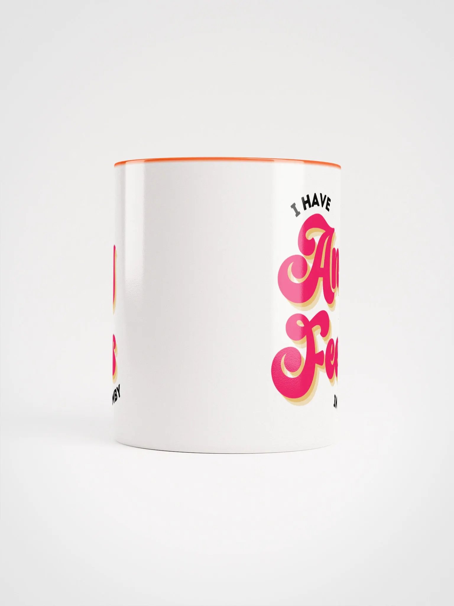 FAF Anxy Feelis Ceramic Mug (Color Inside) product image (15)