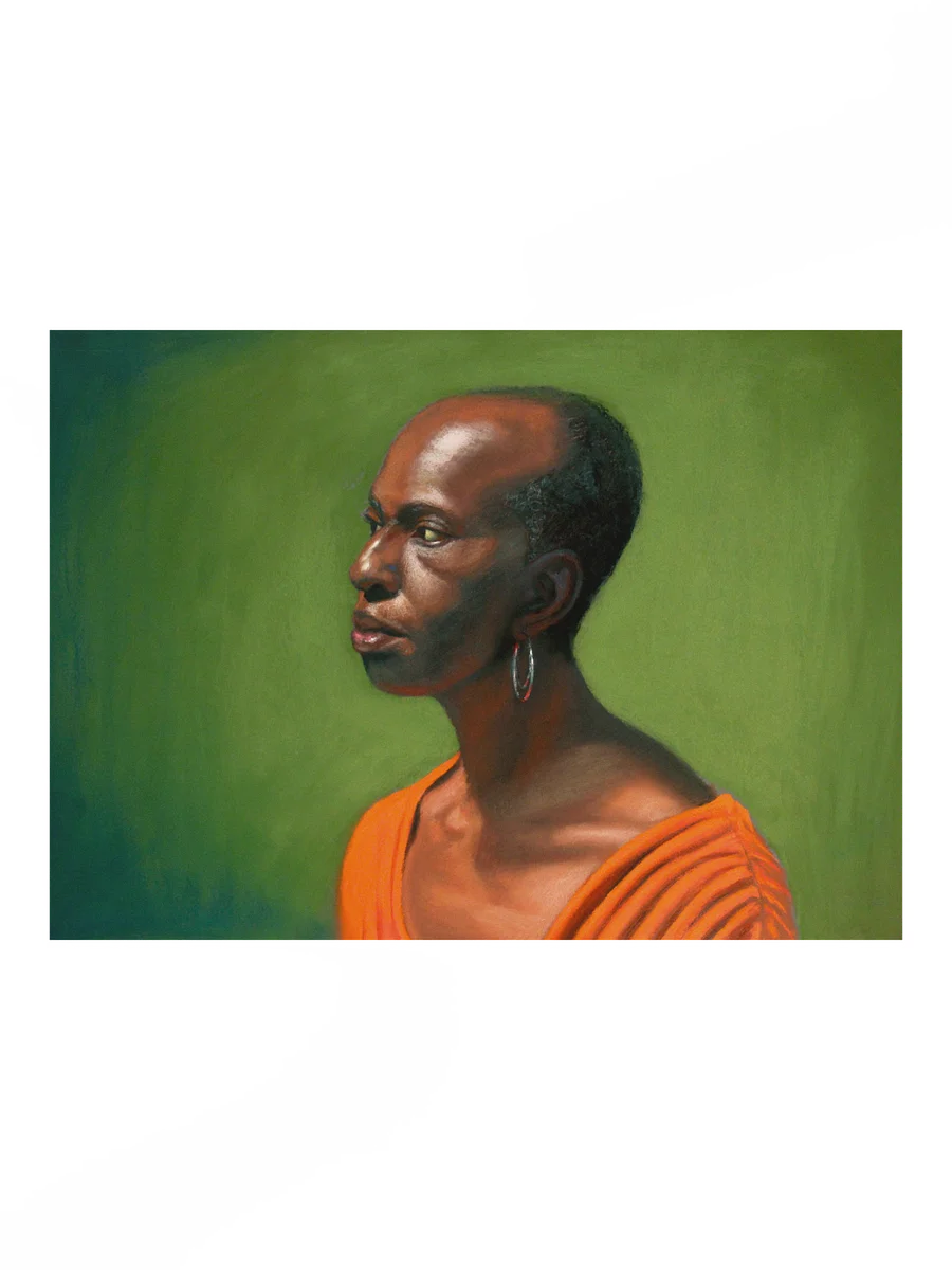ART BY TIM: "Mona" Pastel Portrait Drawing (Print) product image (4)