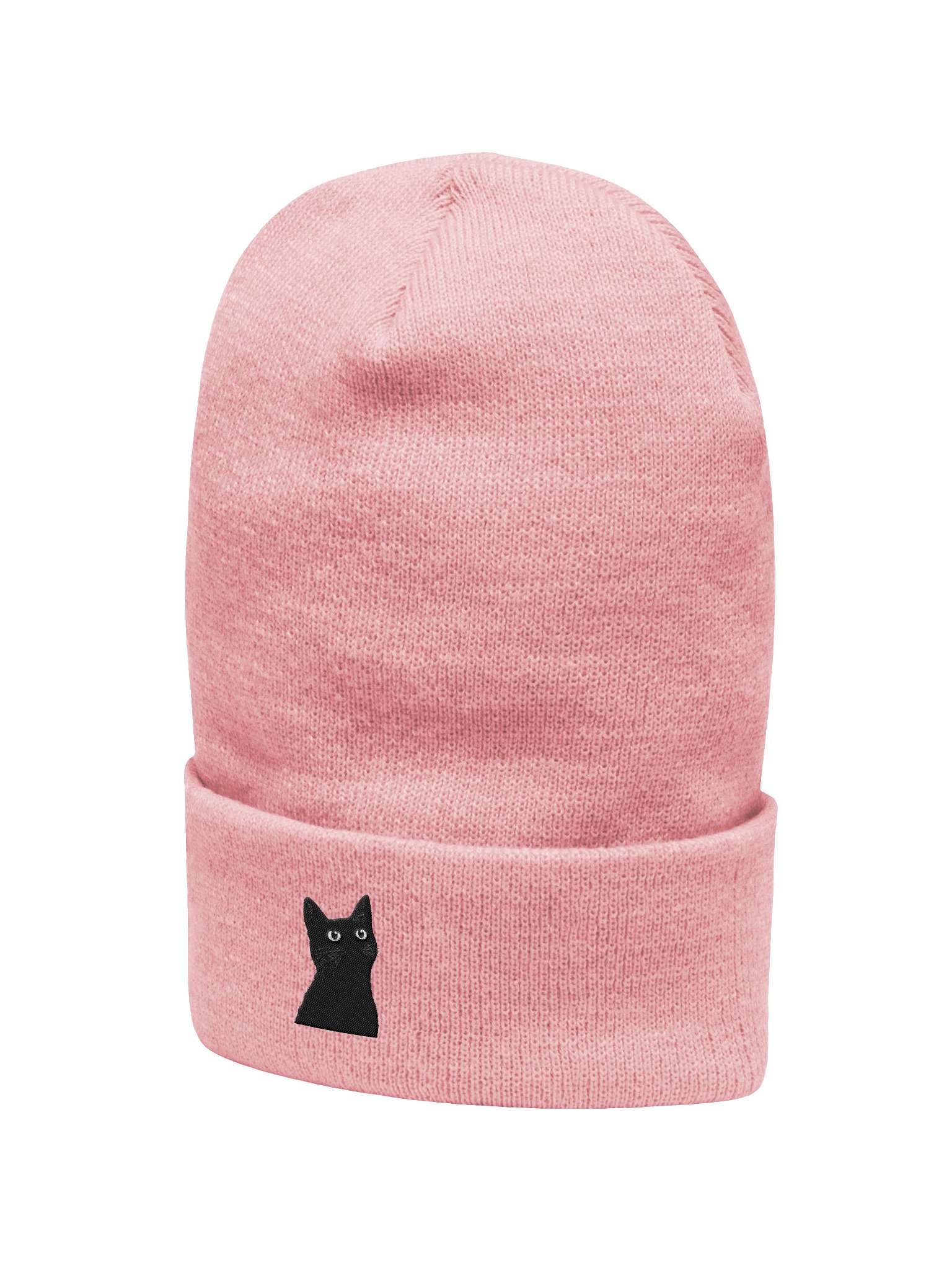 Black Cat Cuffed Beanie product image (32)