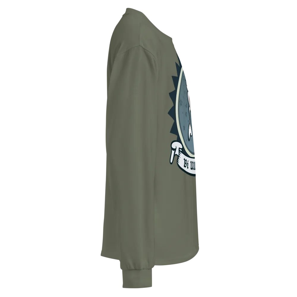 Ulchabhán Bí Ullamh AS Colour Premium Meáchan Trom Léine Sleeve Fada (Front Patch) product image (4)