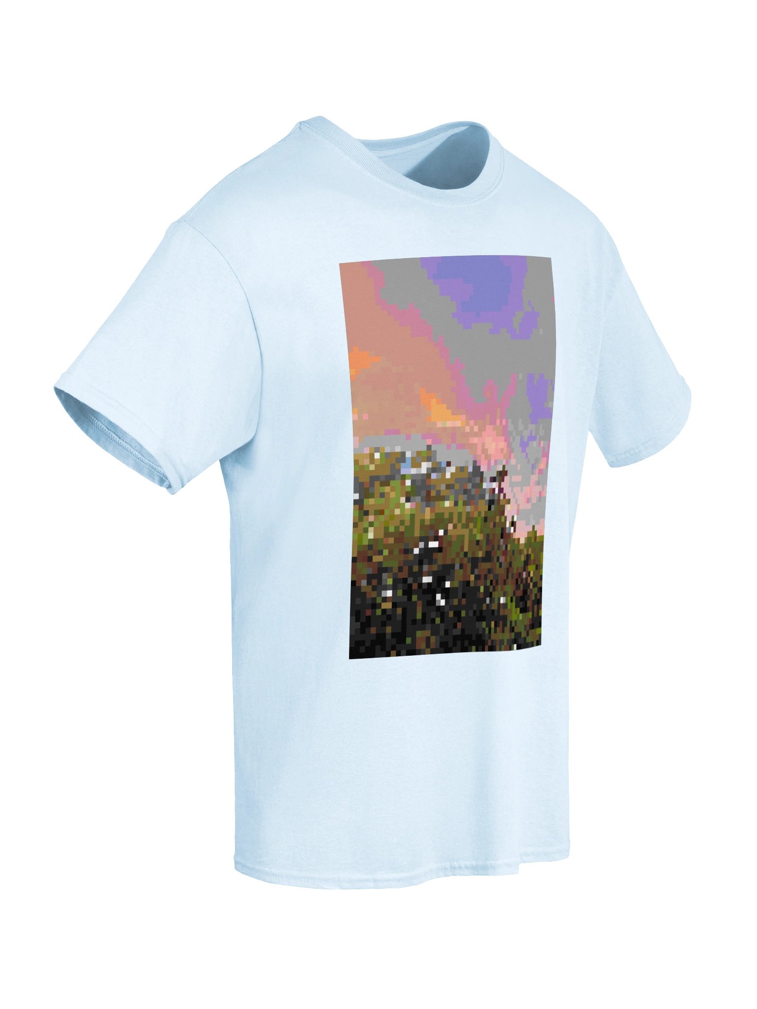 pixel candy sunset graphic tee product image (6)