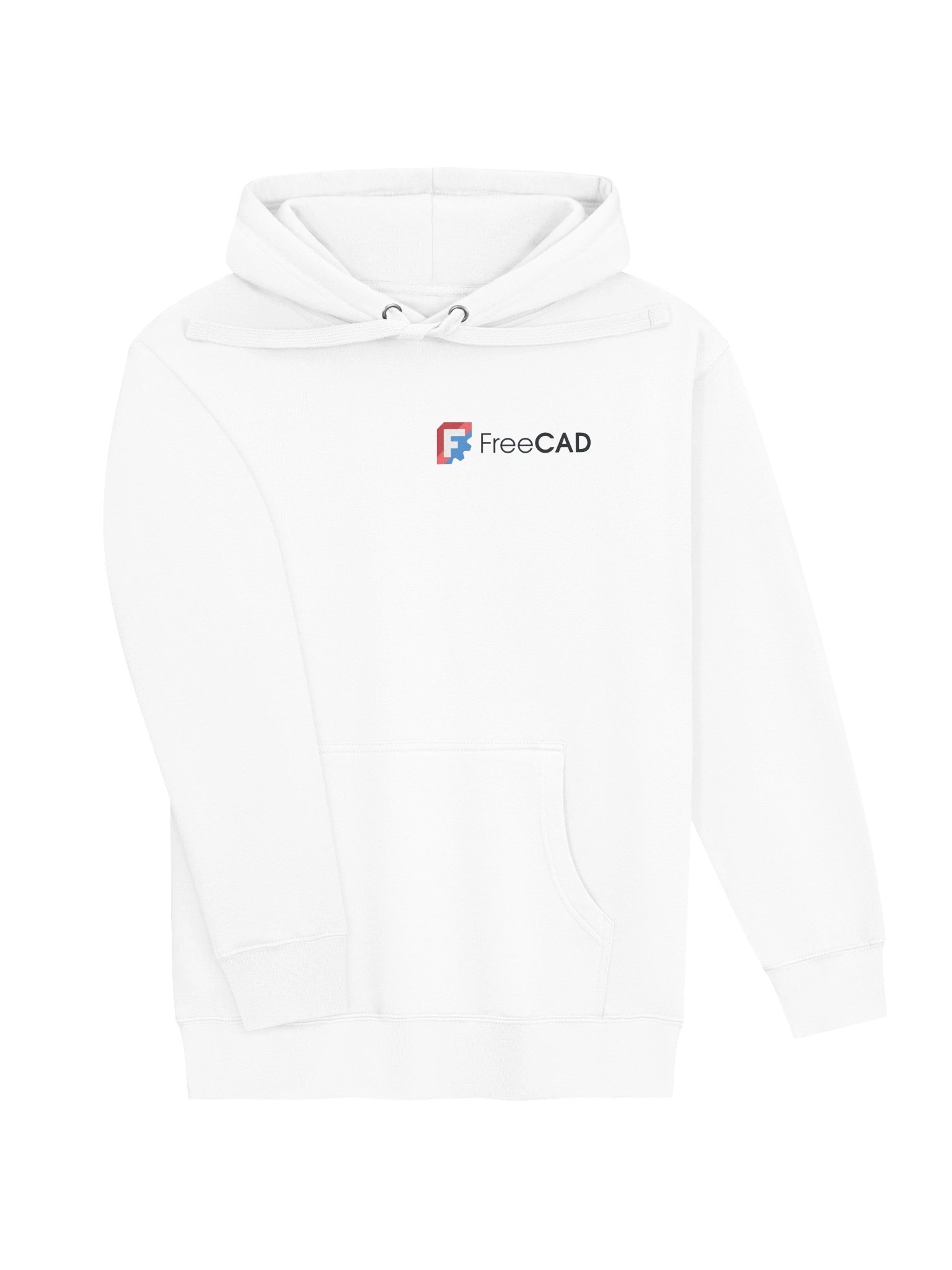 FreeCAD Hoodie - White product image (3)