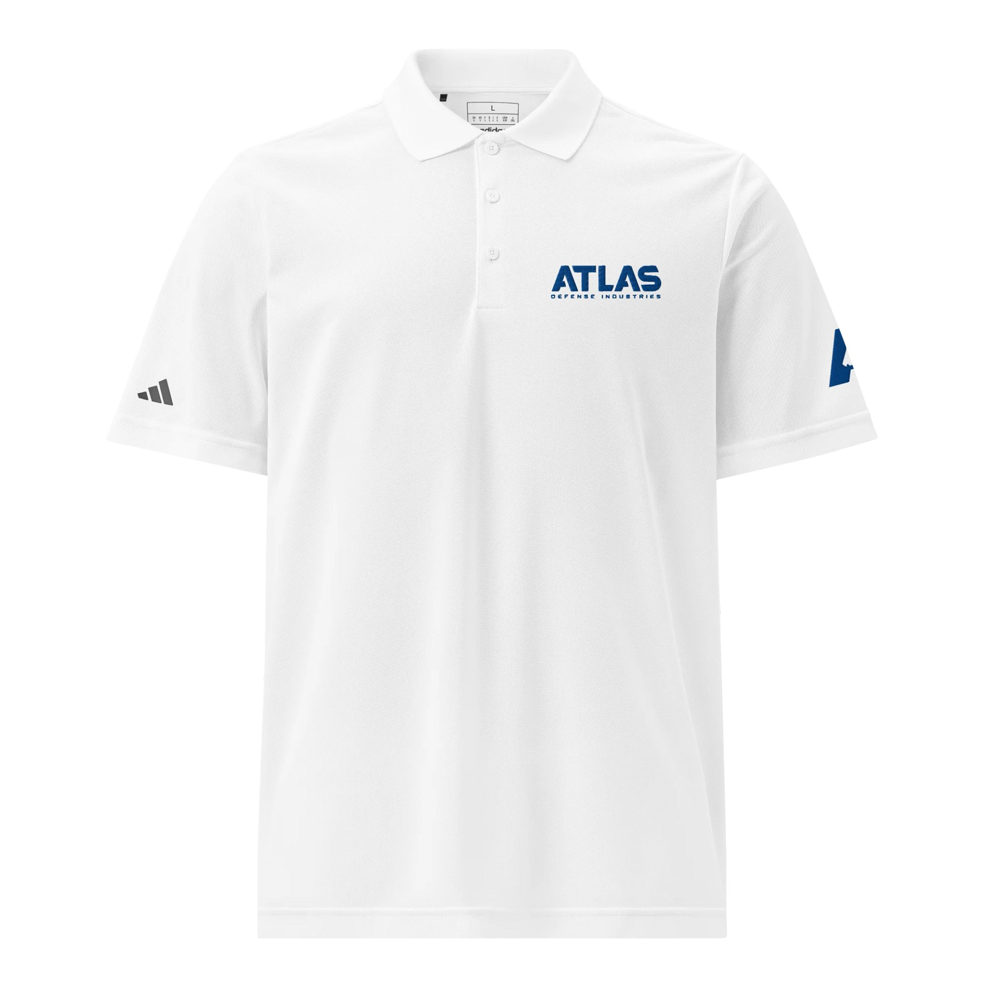 ATLAS Premium White Polo product image (1)