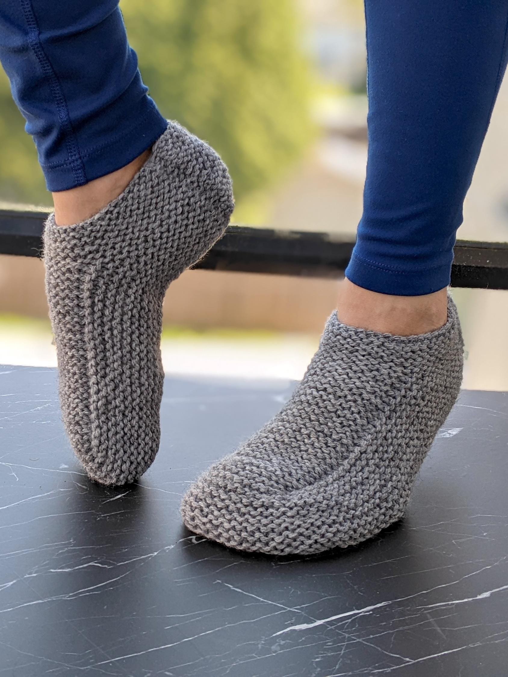 Flat Knit Low-Cut Slipper Socks Pattern product image (2)