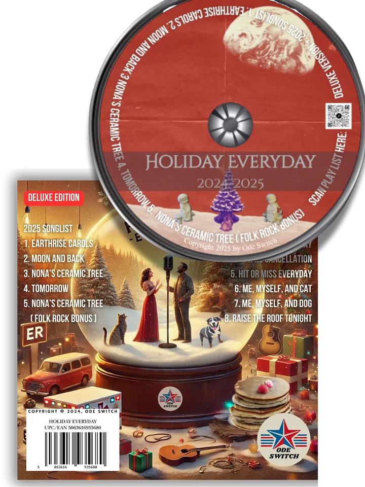 Holiday Everyday Deluxe CD Album: Apollo 8 & Nona’s Stories product image (2)