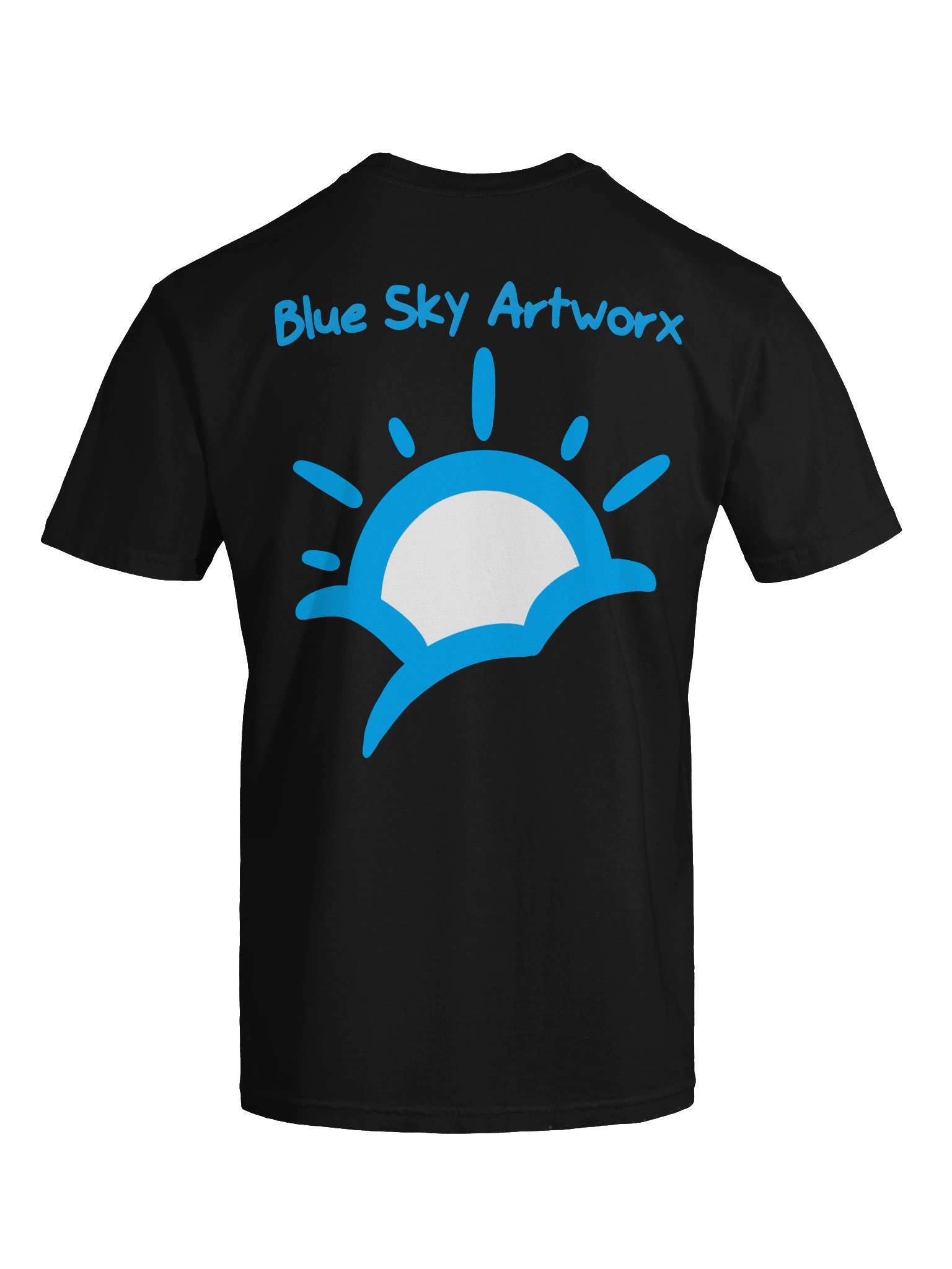 Blue Sunrise Burst Heavyweight Tee (6.1oz) product image (7)