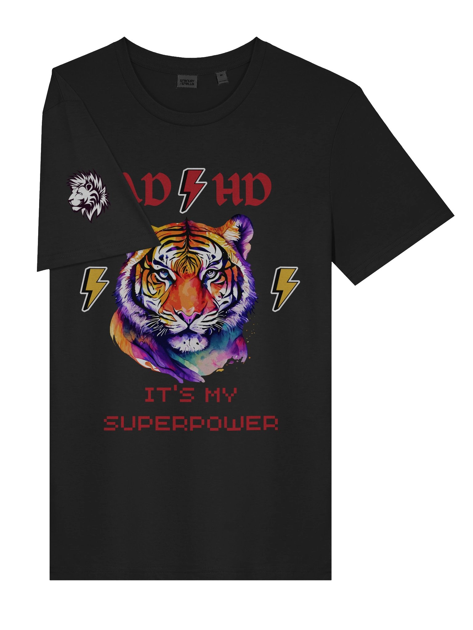 Majestic Mane Lion ADHD Graphic Tee product image (36)