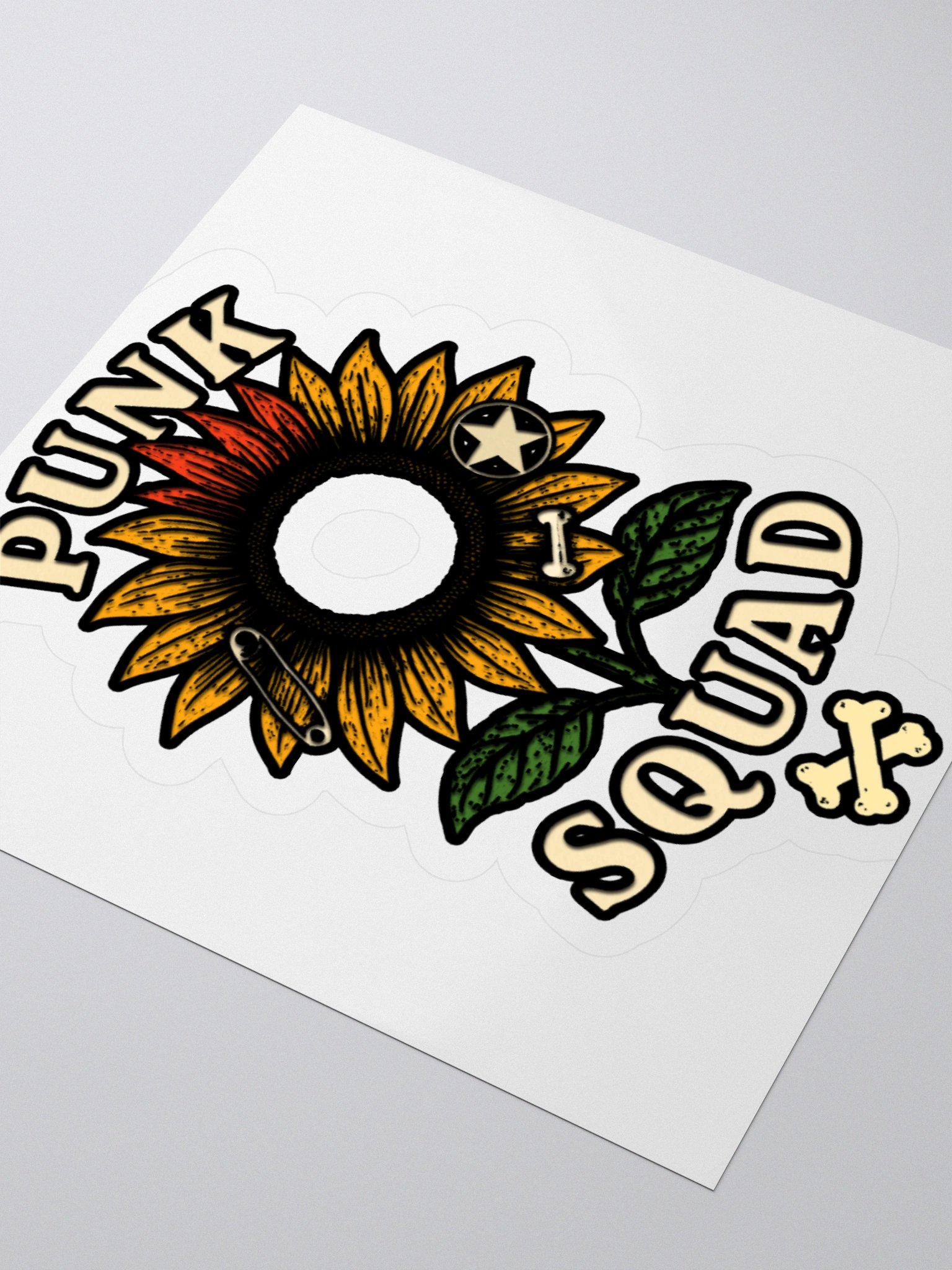 Punk Squad Flower Sticker product image (3)