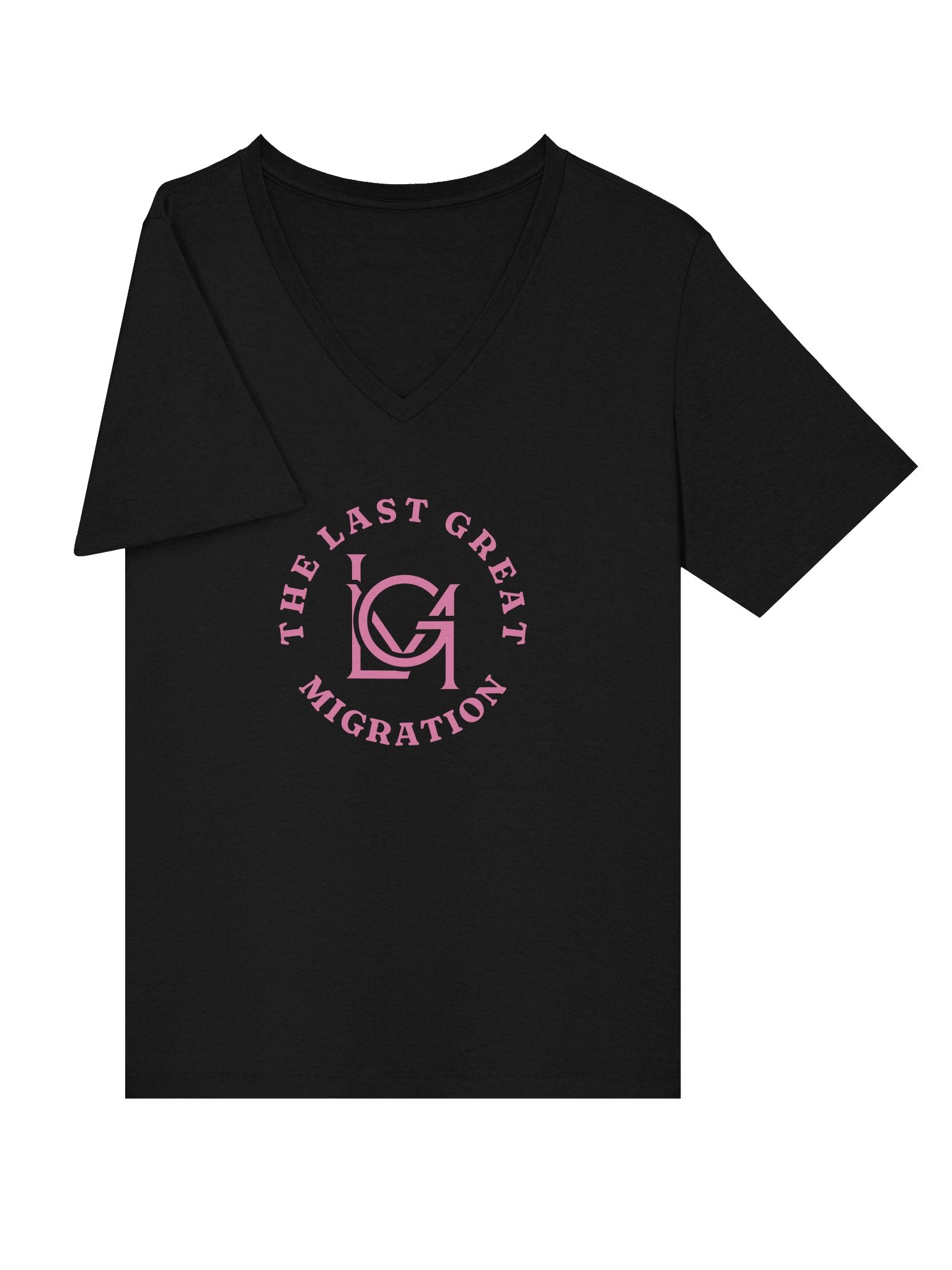 The Emblem V Neck (Women's, Pink Logo) product image (11)