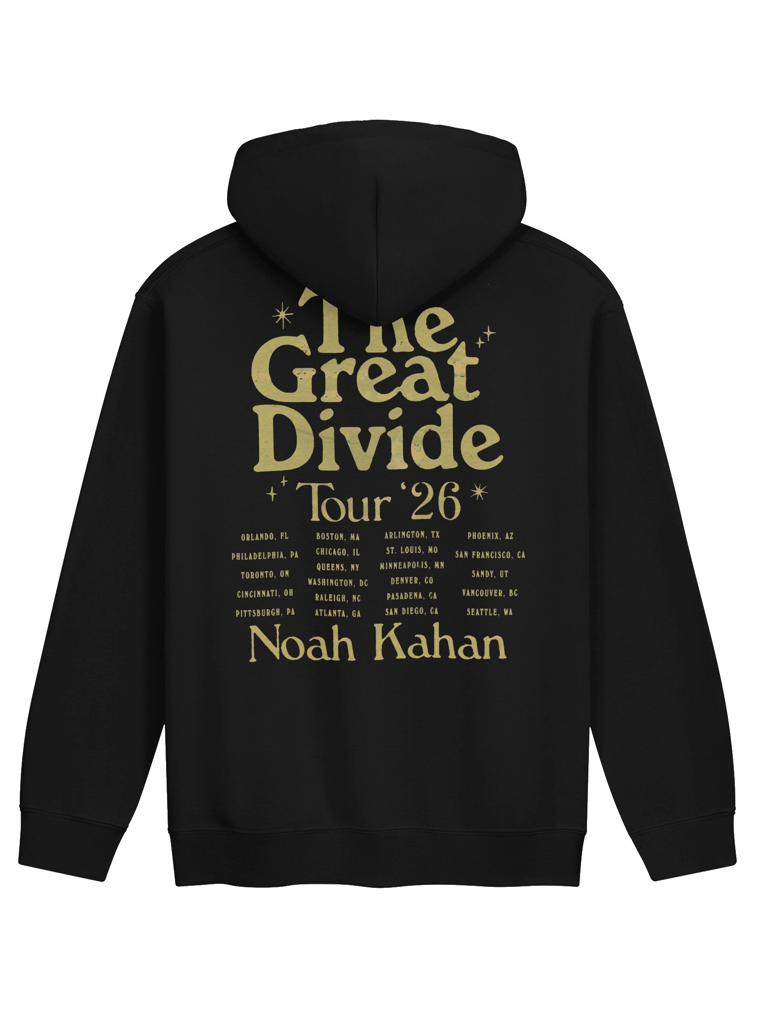 Noah Kahan The Great Divide Tour 2026 Hoodie product image (2)
