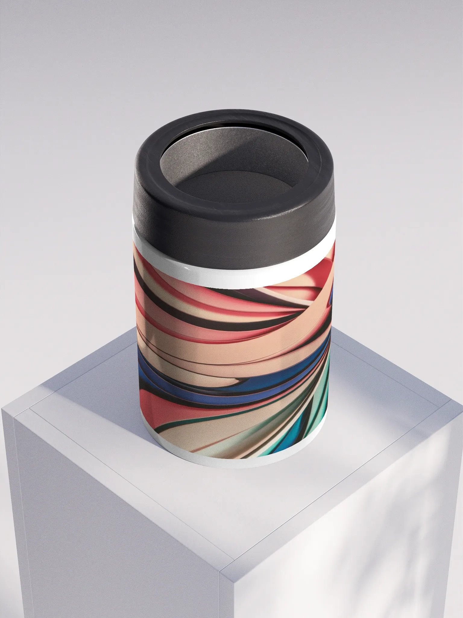 Graphic Grove Insulated Stainless Steel Koozie - Multicolour Abstract Design product image (4)