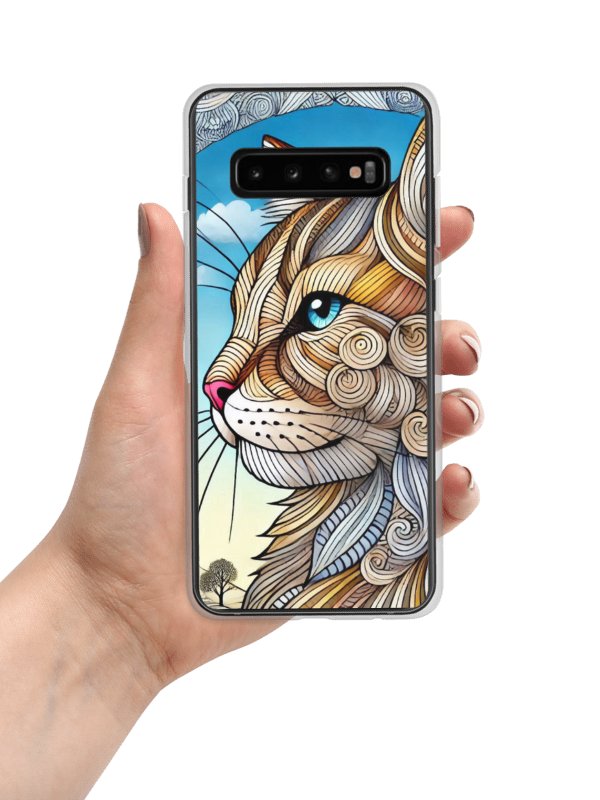 Whimsical Cat Dreams Samsung® Case | AI Design cat product image (7)