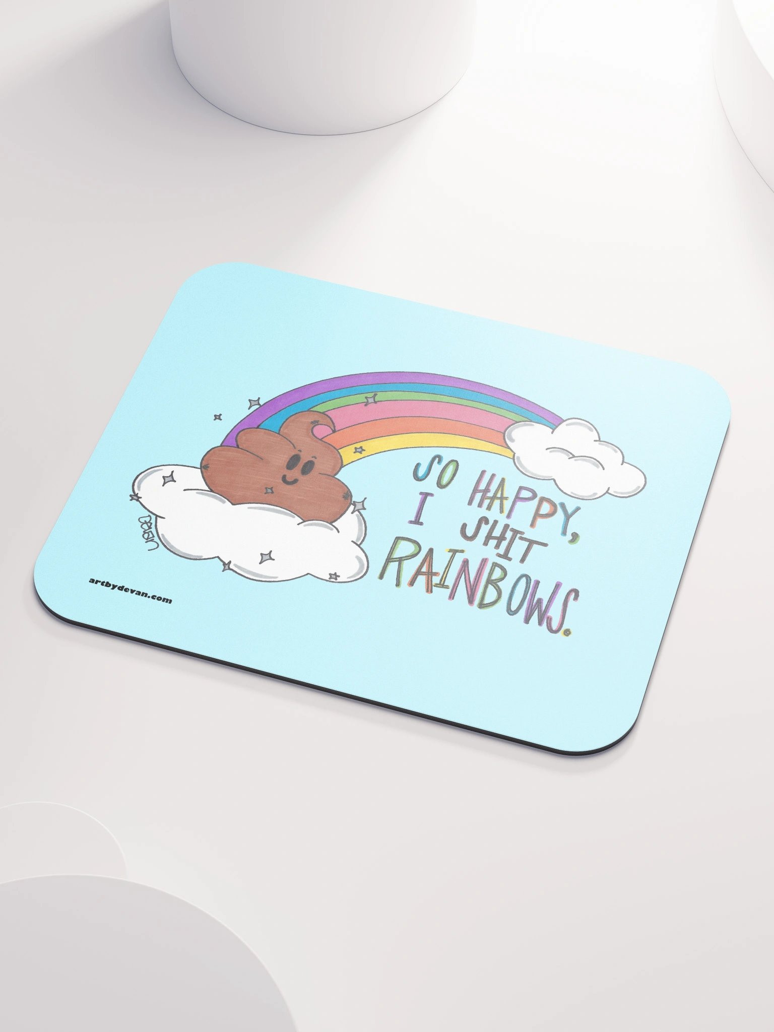 Shittin' Rainbows Mousepad product image (3)