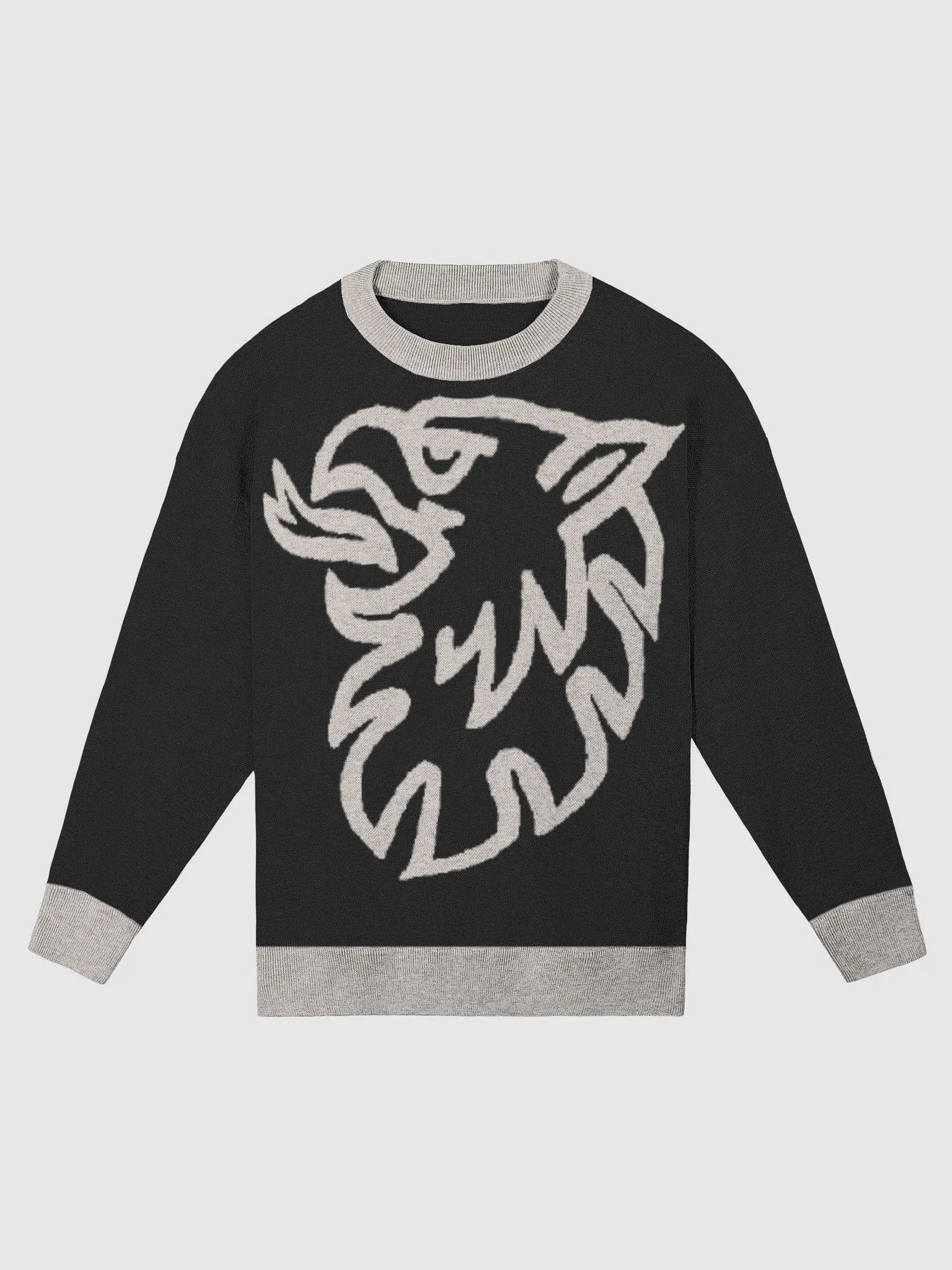 Gripen/Knitted Crewneck Sweater Relaxed Fit by Knitwise product image (3)