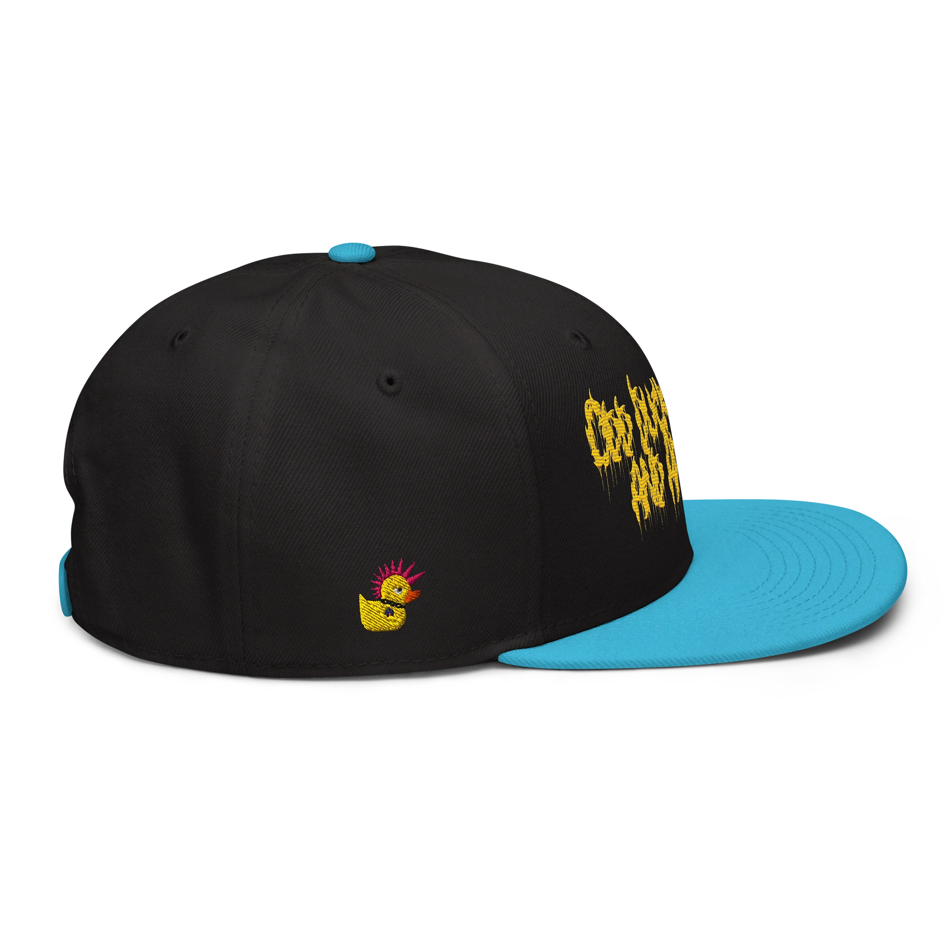 Odd Duck Coffee and Apparel Death Metal Logo Wool Snapback Hat product image (4)