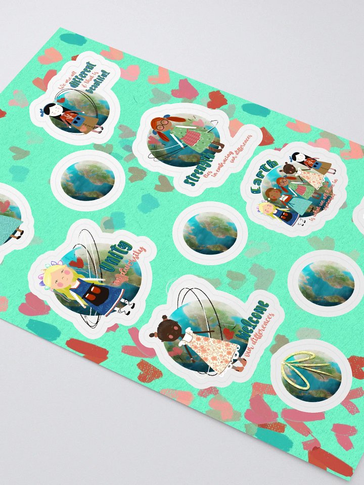Diverse World Sticker sheet product image (2)