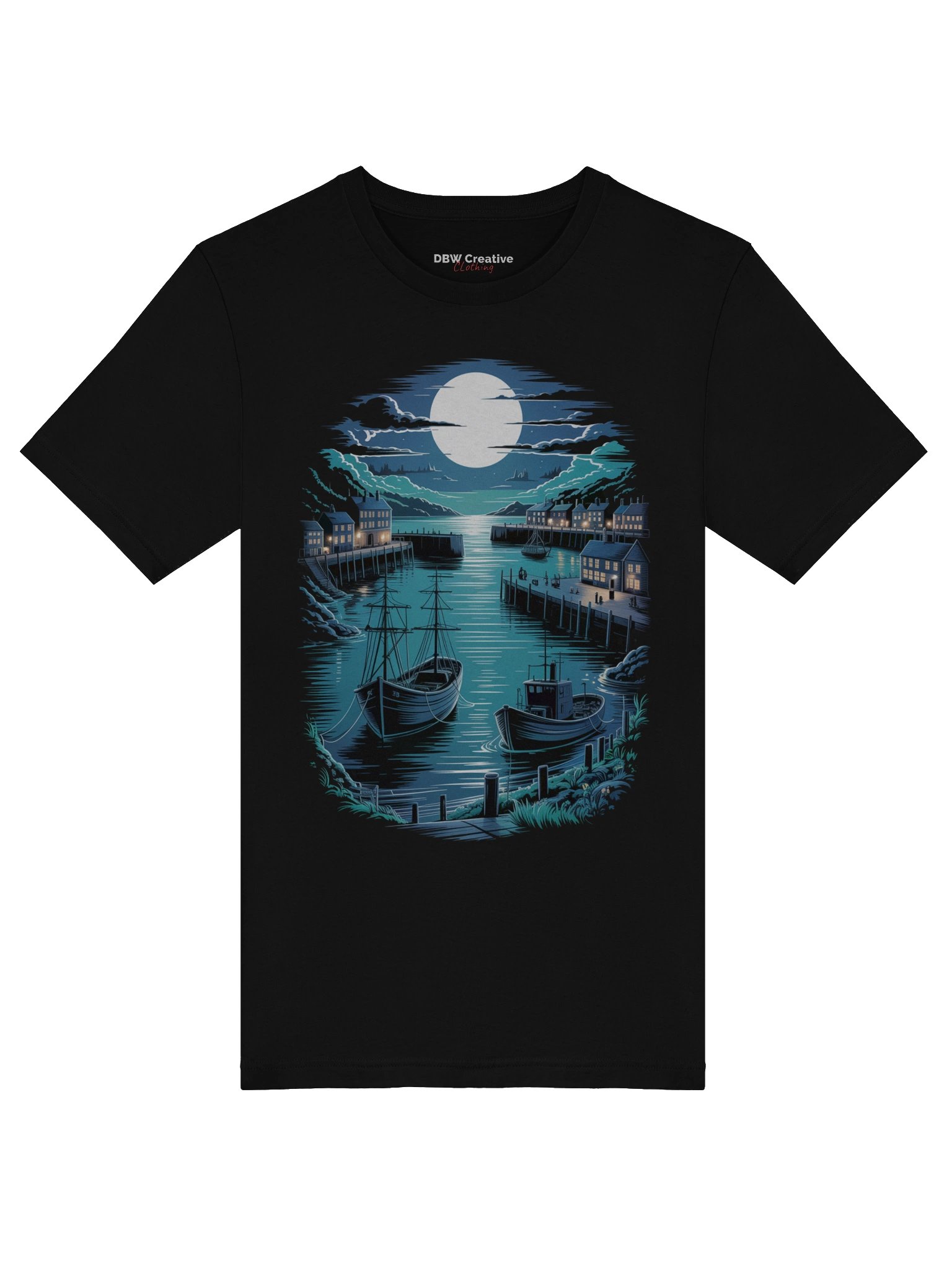 Moonlight Harbour T-Shirt product image (5)