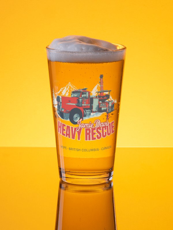 Jamie Davis Heavy Rescue Shaker Pint Glass product image (1)
