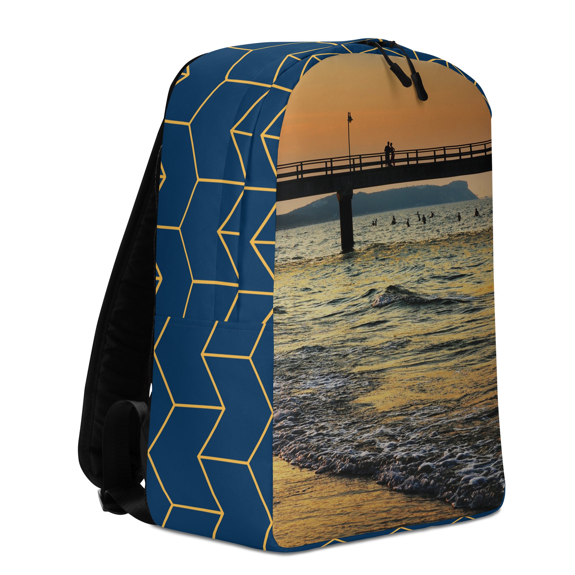 Design-backpack - Silhouette of a couple at sunset by the sea product image (5)