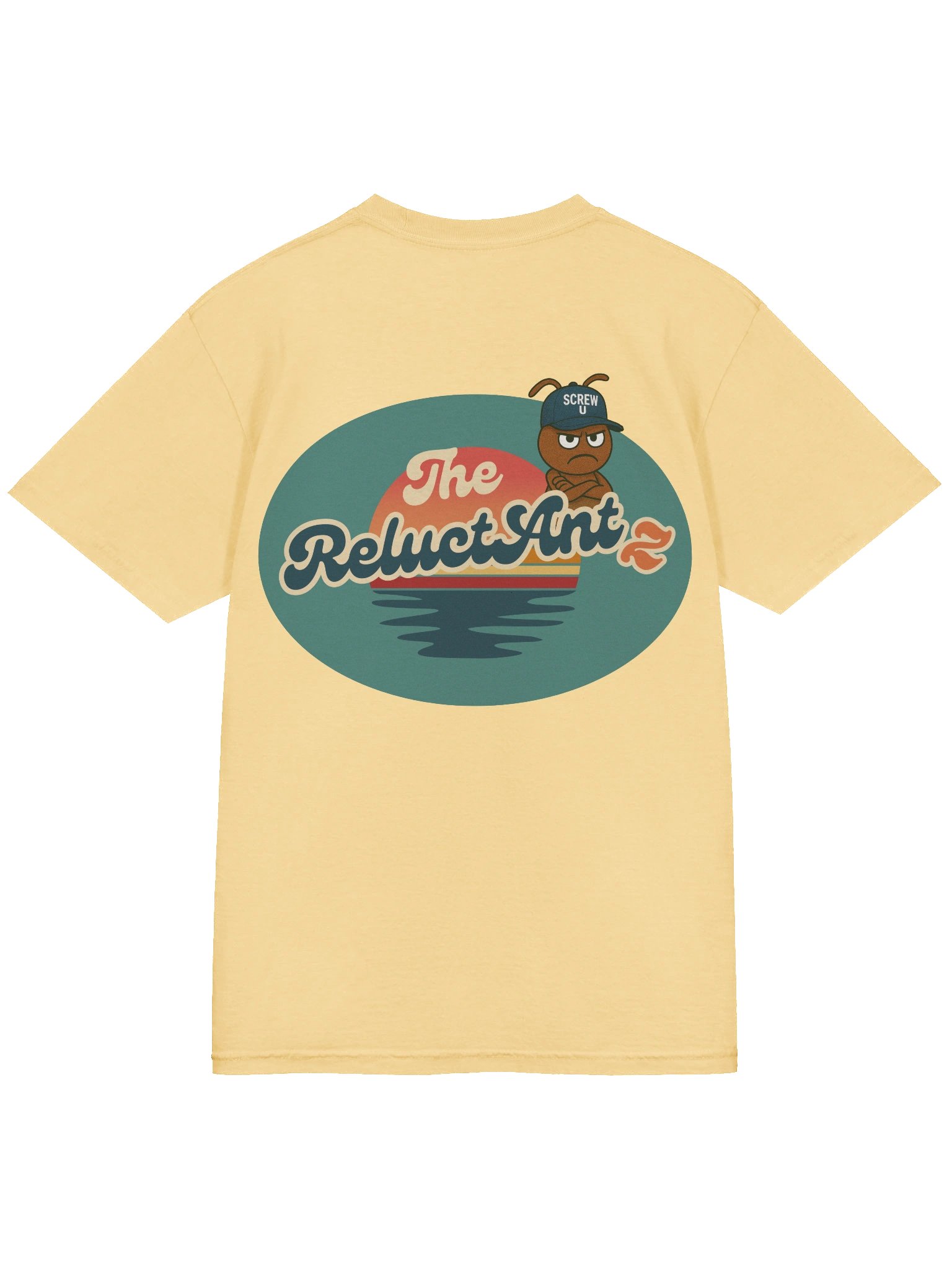 Screw U T-Shirt by The ReluctAntz – Butter product image (4)