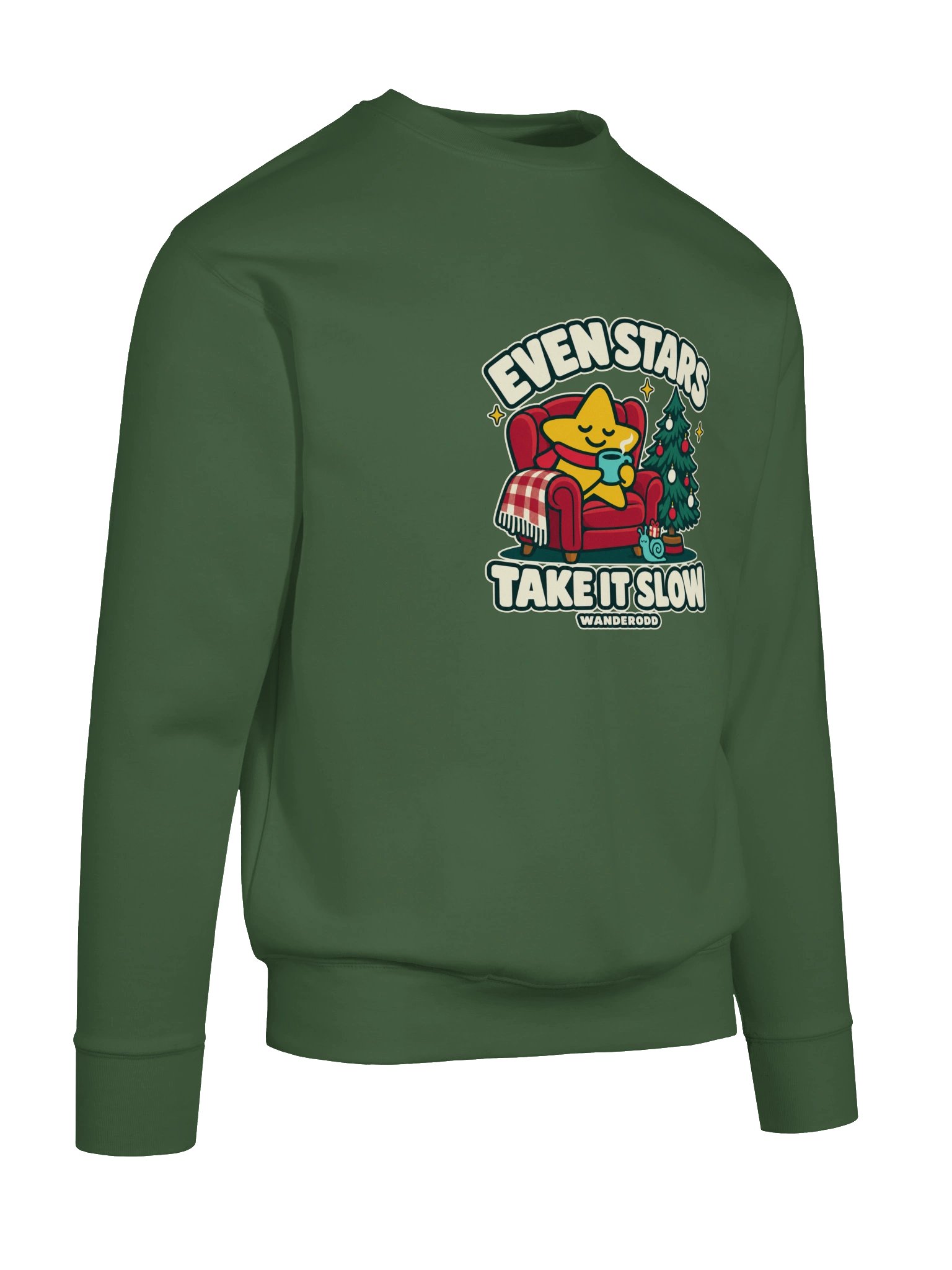Christmas Star Sweatshirt – Take It Slow | WanderOdd product image (40)