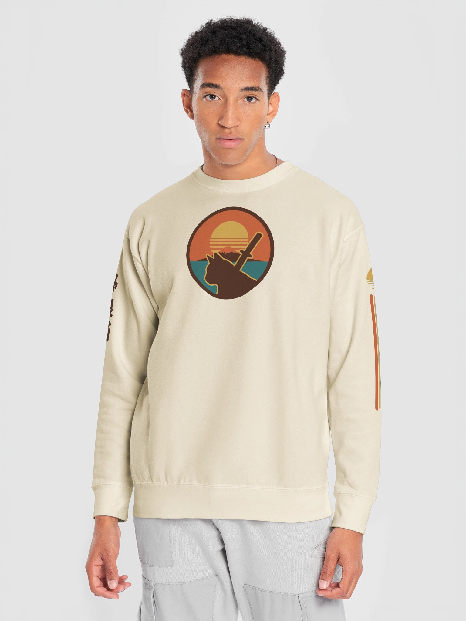 THE STRAY ROAD Crewneck — Bone product image (5)