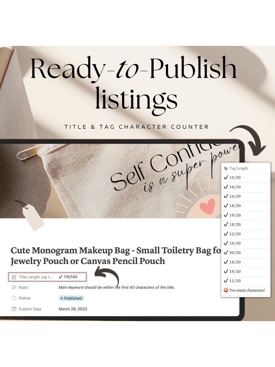 Etsy Shop Planner - Notion Template product image (3)