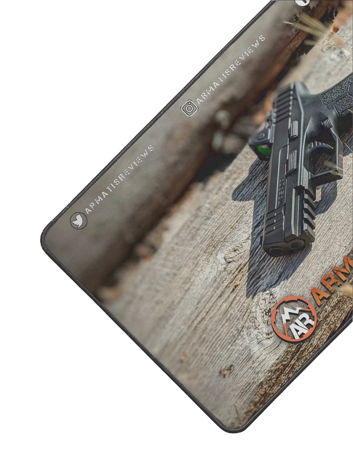 12" x 22" Pistol Banner Desk Mat product image (2)