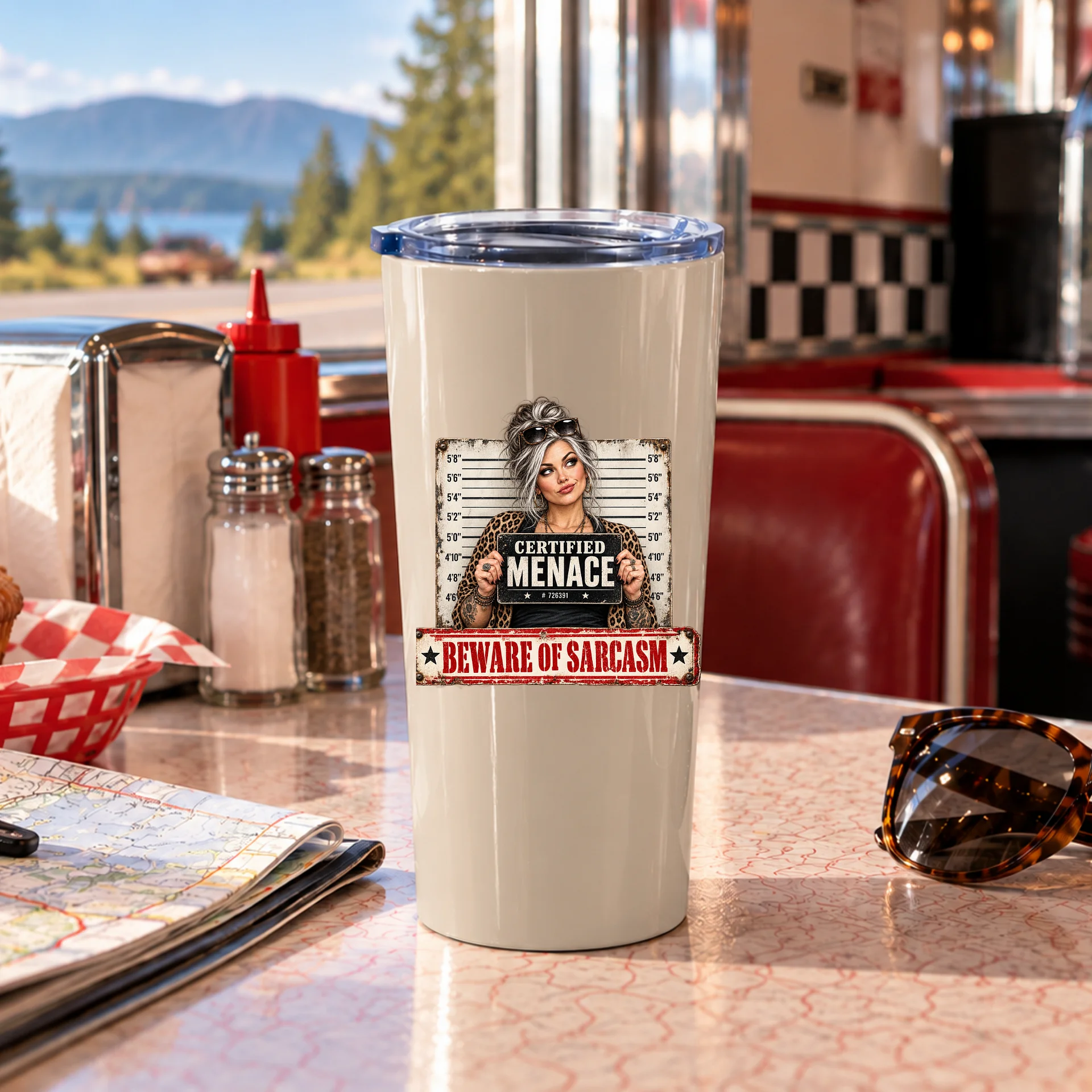 Certified Menace 20 oz Tumbler product image (3)