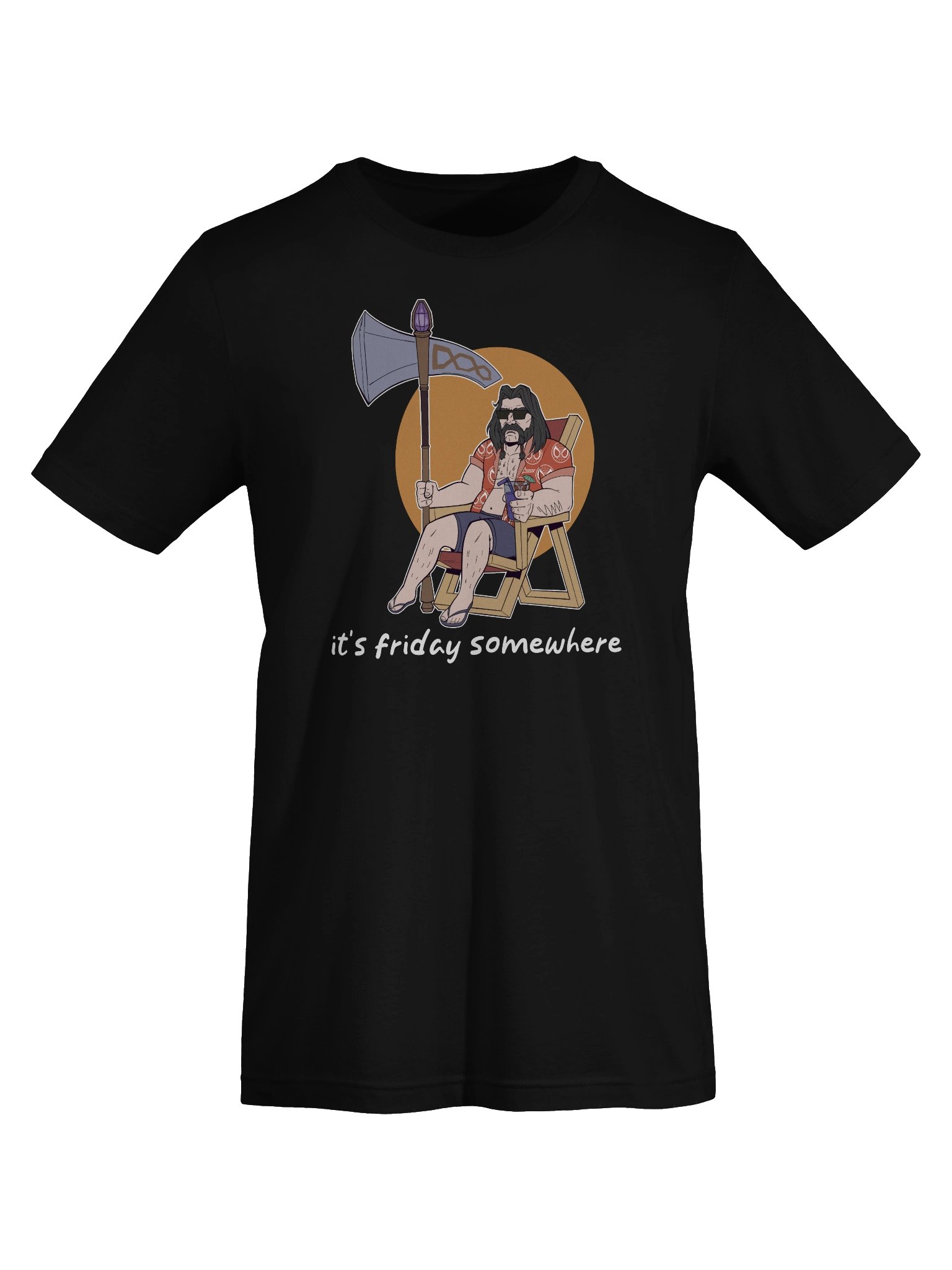 It's Friday Somewhere T-Shirt (White Text) product image (62)