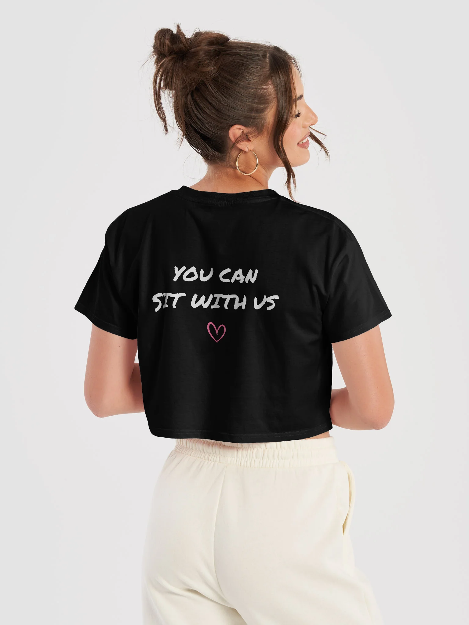 "You Can Sit With Us" Cropped Tee product image (1)