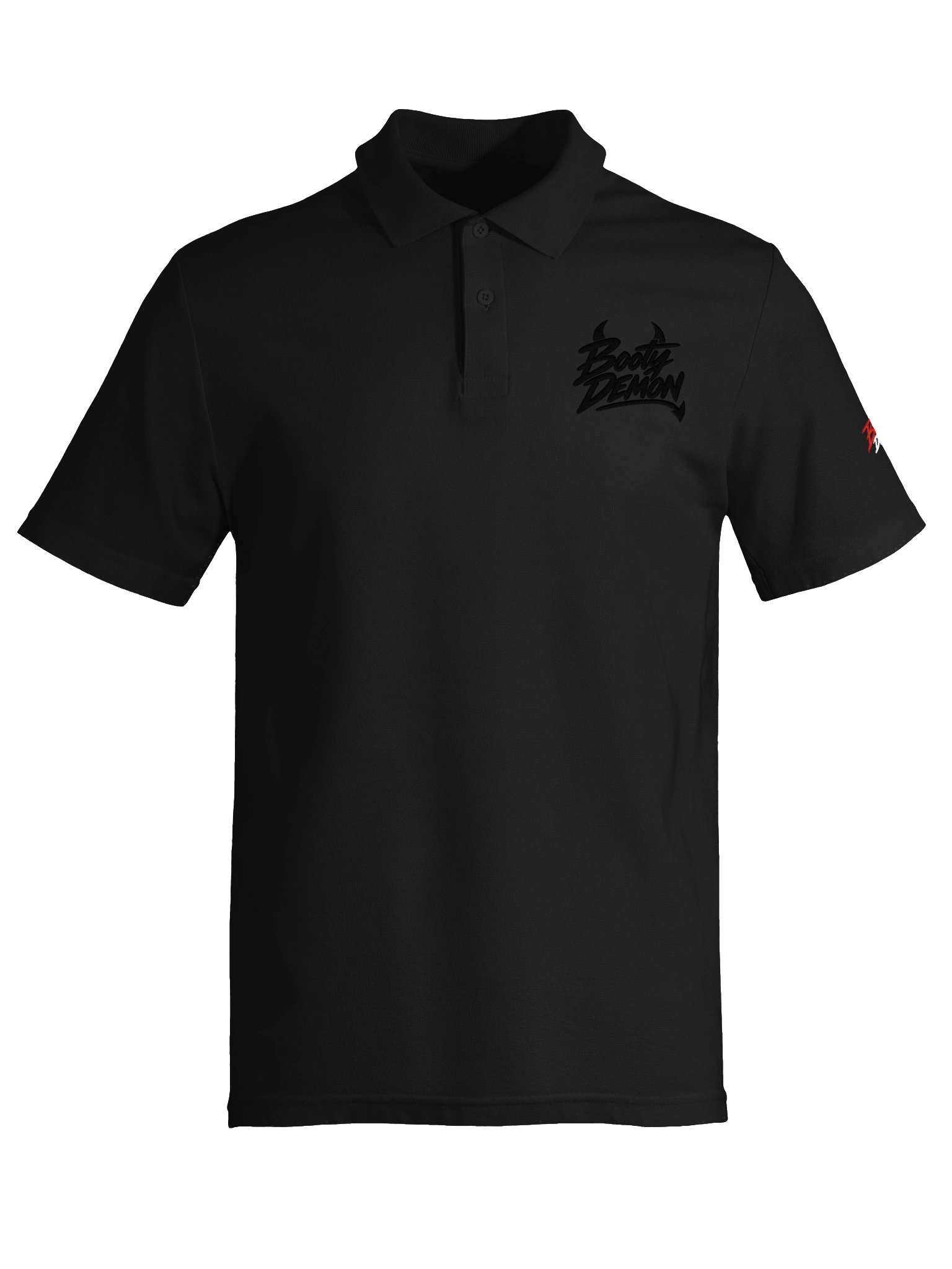 Booty Demon Stealth Men's Embroidered Polo product image (3)